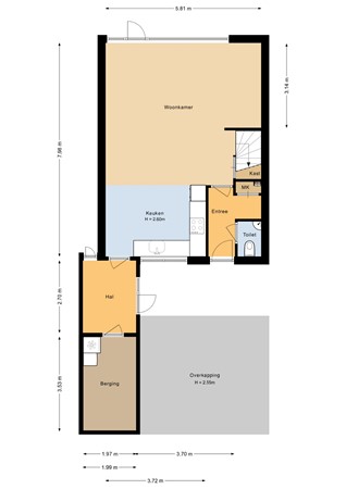 Floorplan - Waterhoen 8, 3752 ZJ Bunschoten-Spakenburg